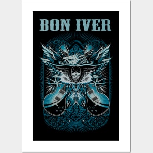 IVER BON BAND Posters and Art